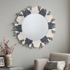 ديكور بمكرمة متدفقة منسوج يدويًا ، ديكور معلق . Handwoven Flowing Macrame Decor, Wall Hanging Decor,