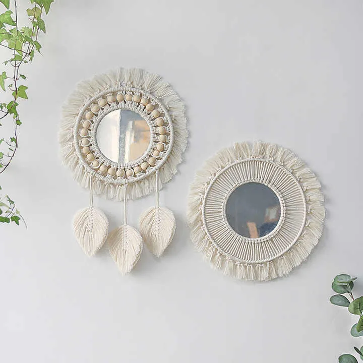 تخفيضات هائلة قطن ديكورات مكرمية مزخرفة . Huge Discounts Cotton Macrame Decor Tapestry Wall