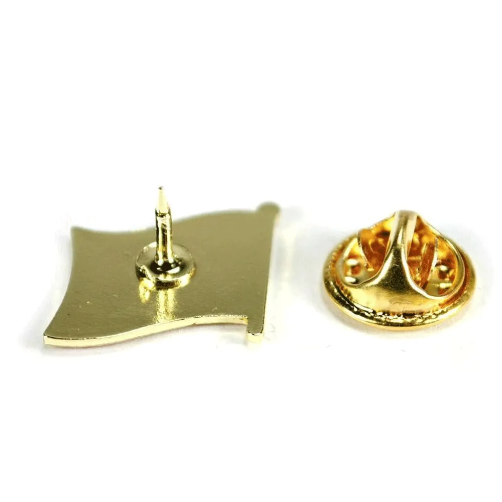 12X Puerto Rico Flag Lapel Pin Tie Tack Patriotic Badge Brooch Gold Pinback 0.5"