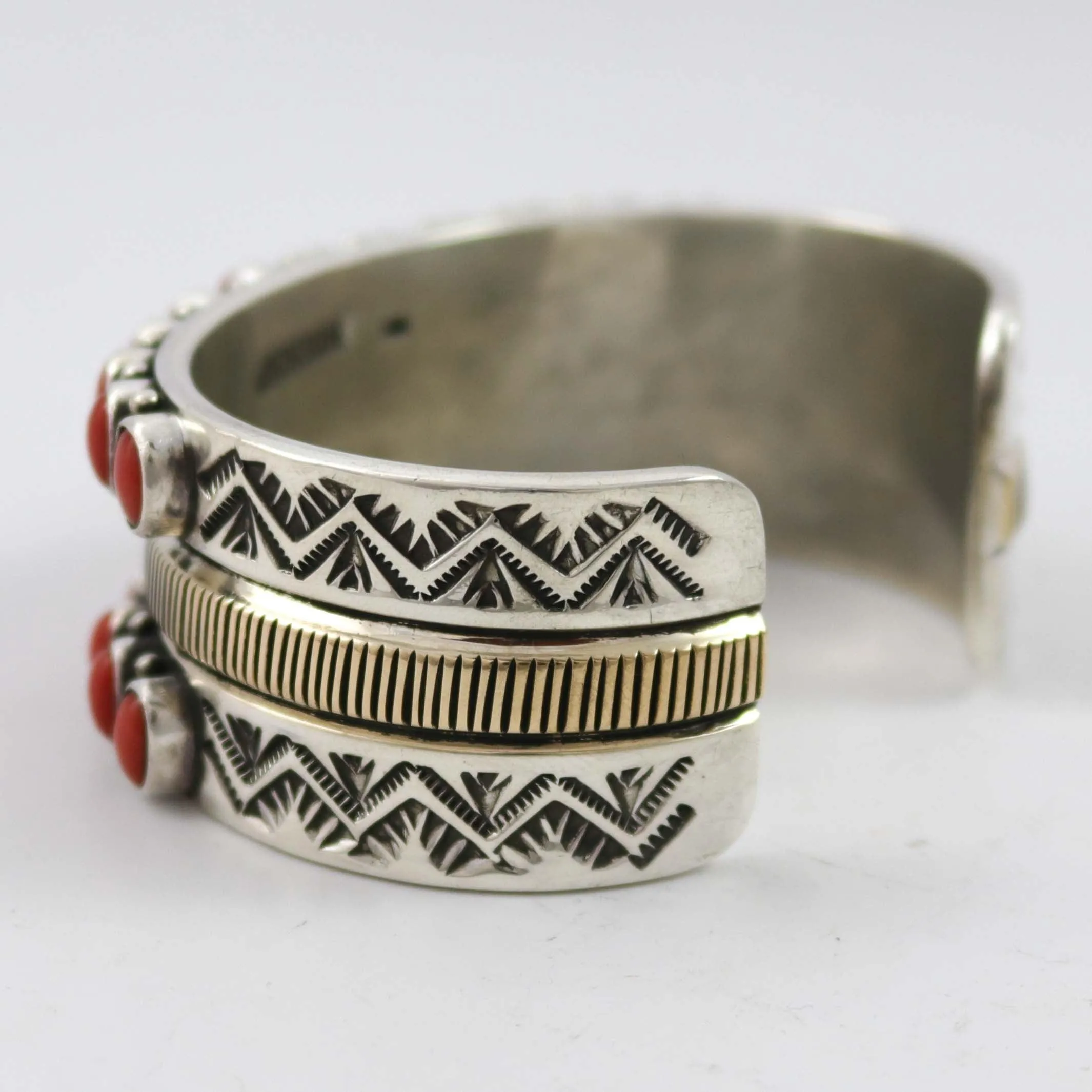 1990s Coral Row Cuff