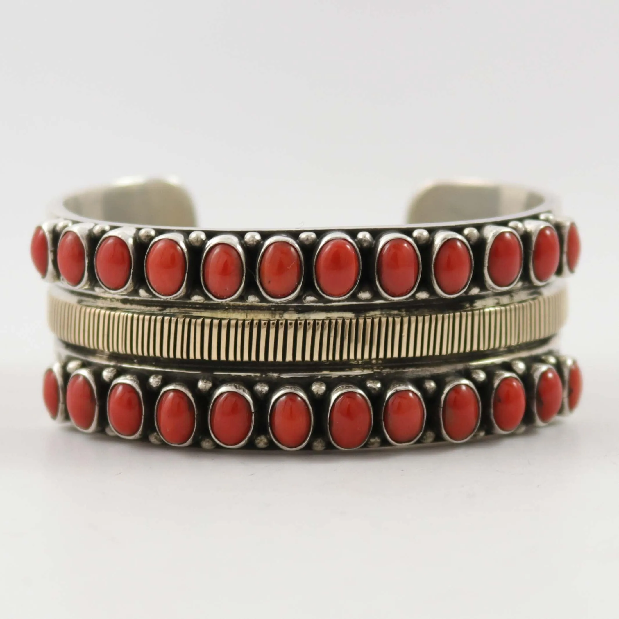 1990s Coral Row Cuff