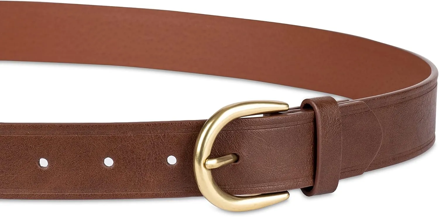 Amazon Essentials Women's Raw Edge Jeans Belt