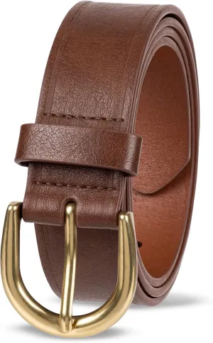 Amazon Essentials Women's Raw Edge Jeans Belt