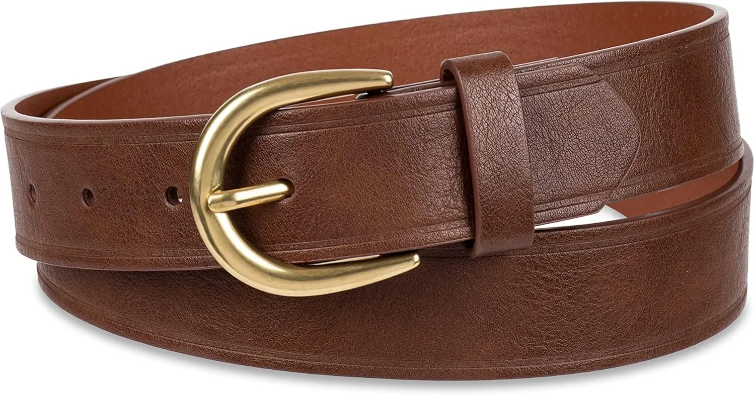 Amazon Essentials Women's Raw Edge Jeans Belt