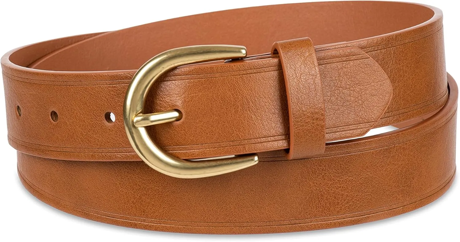 Amazon Essentials Women's Raw Edge Jeans Belt