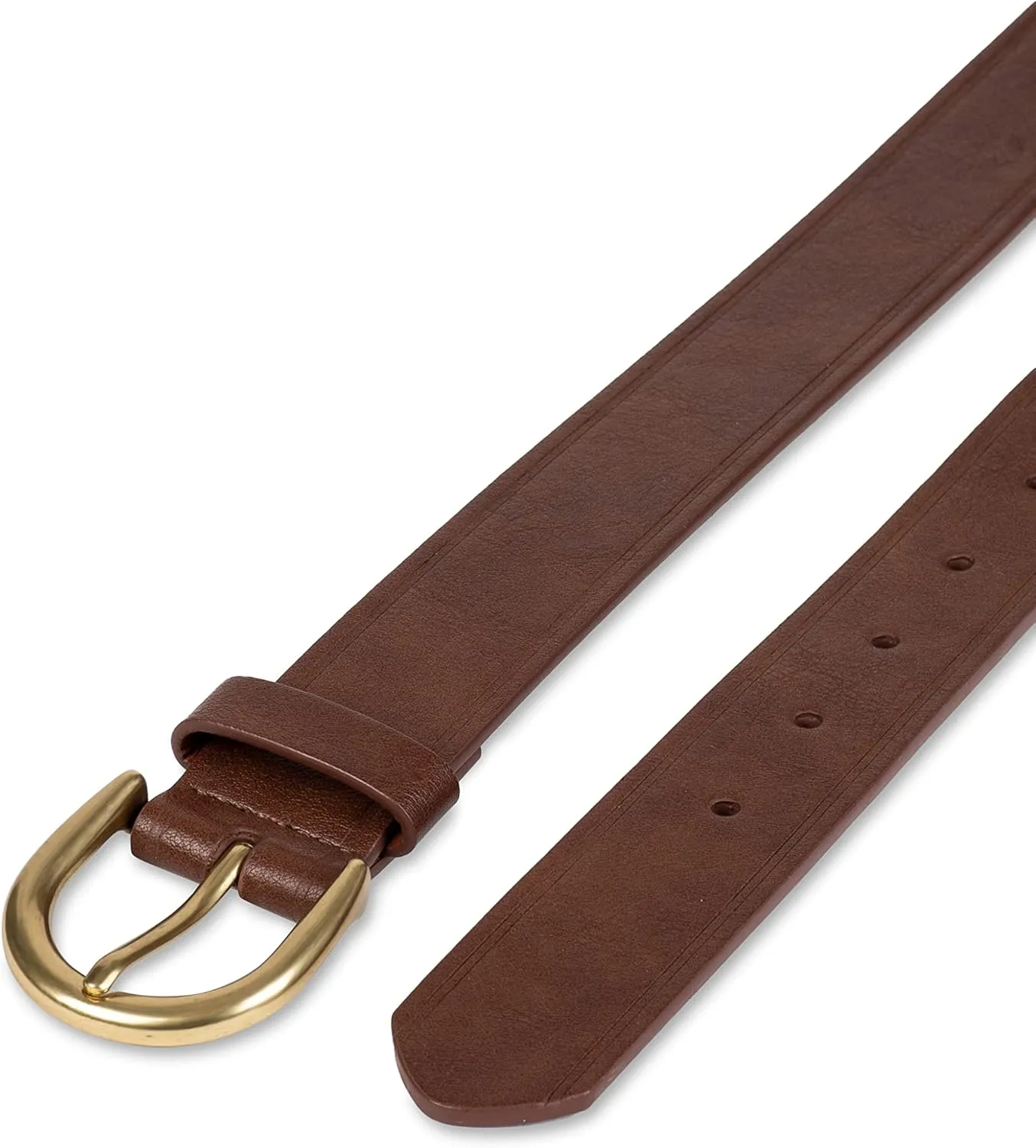 Amazon Essentials Women's Raw Edge Jeans Belt