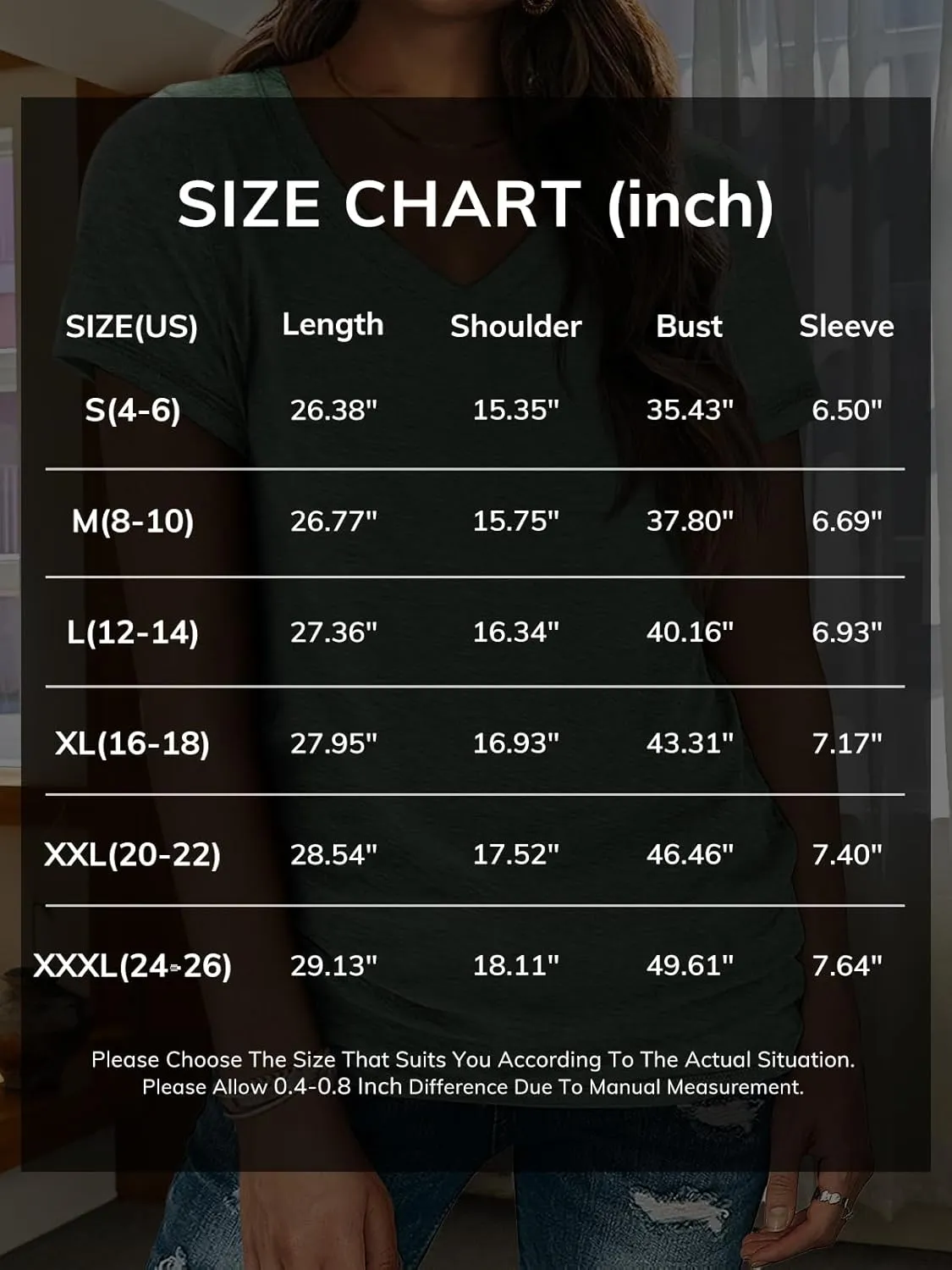 ATHMILE Womens Tops Shirts for Women Short Sleeve V Neck Tee Summer Fashion Trendy Soft Casual Spring Clothes Outfits Beach