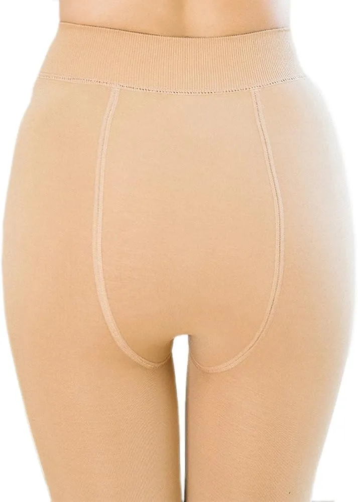 Blostirno Women's Fleece Lined Tights Thermal Pantyhose Leggings Opaque Winter Warm Thick Stockings Tights