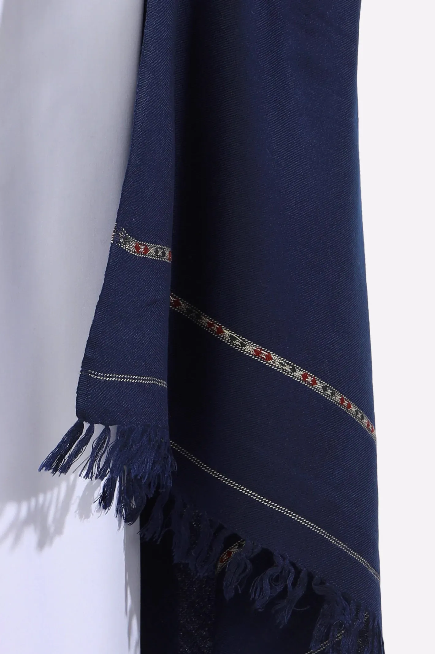 Blue Woolen Men's Shawl