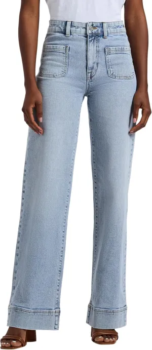 Buffalo David Bitton Women's Addie High Rise Wide Leg Jeans