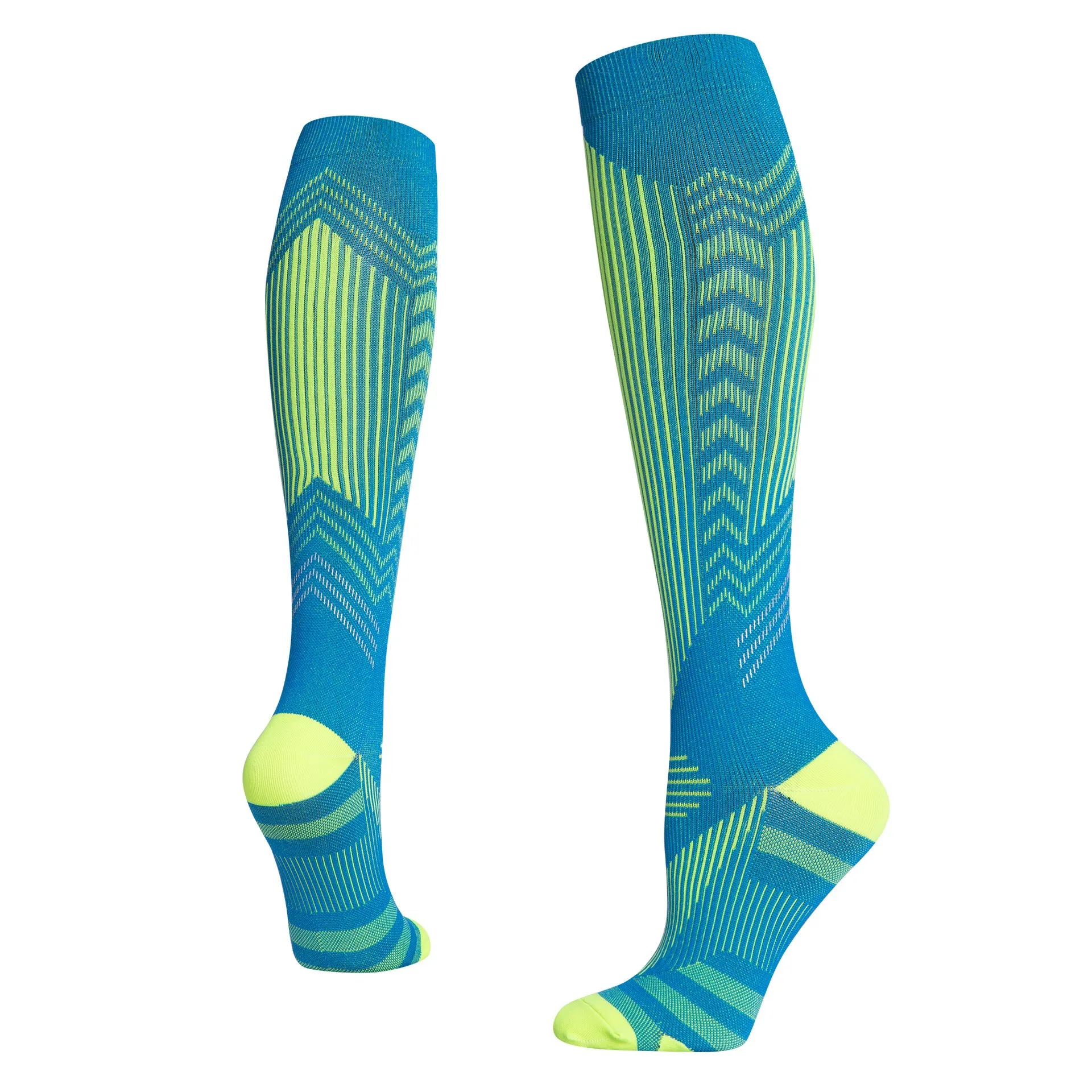 Compression Socks Reflective Circulation 20-30 mmHg Knee High Graduated Medical Compression Socks