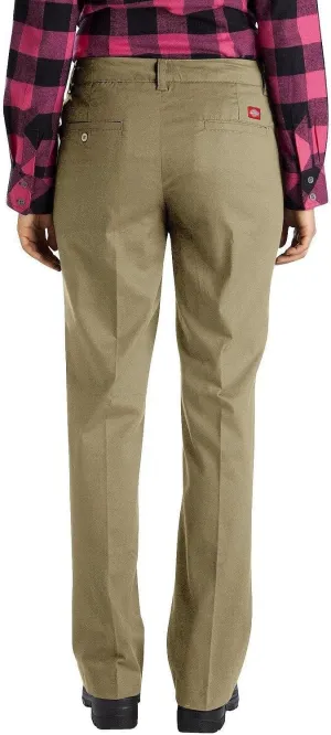 Dickies Women's Relaxed Straight Stretch Twill Pant