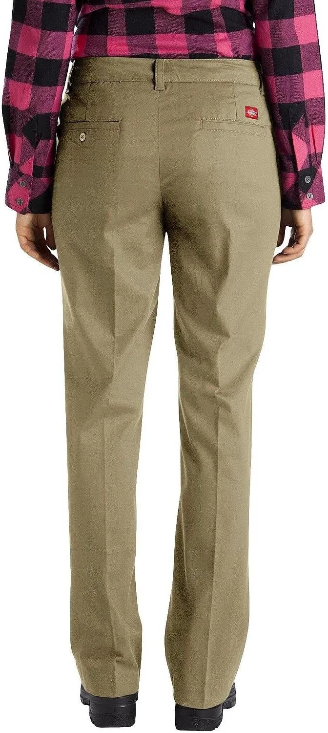 Dickies Women's Relaxed Straight Stretch Twill Pant