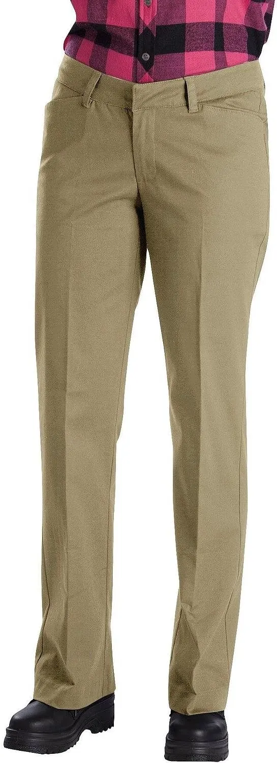 Dickies Women's Relaxed Straight Stretch Twill Pant