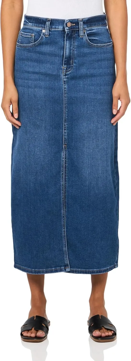 DKNY Women's Denim Fashionable Cropped Jeans Jacket