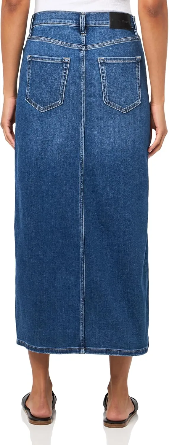 DKNY Women's Denim Fashionable Cropped Jeans Jacket
