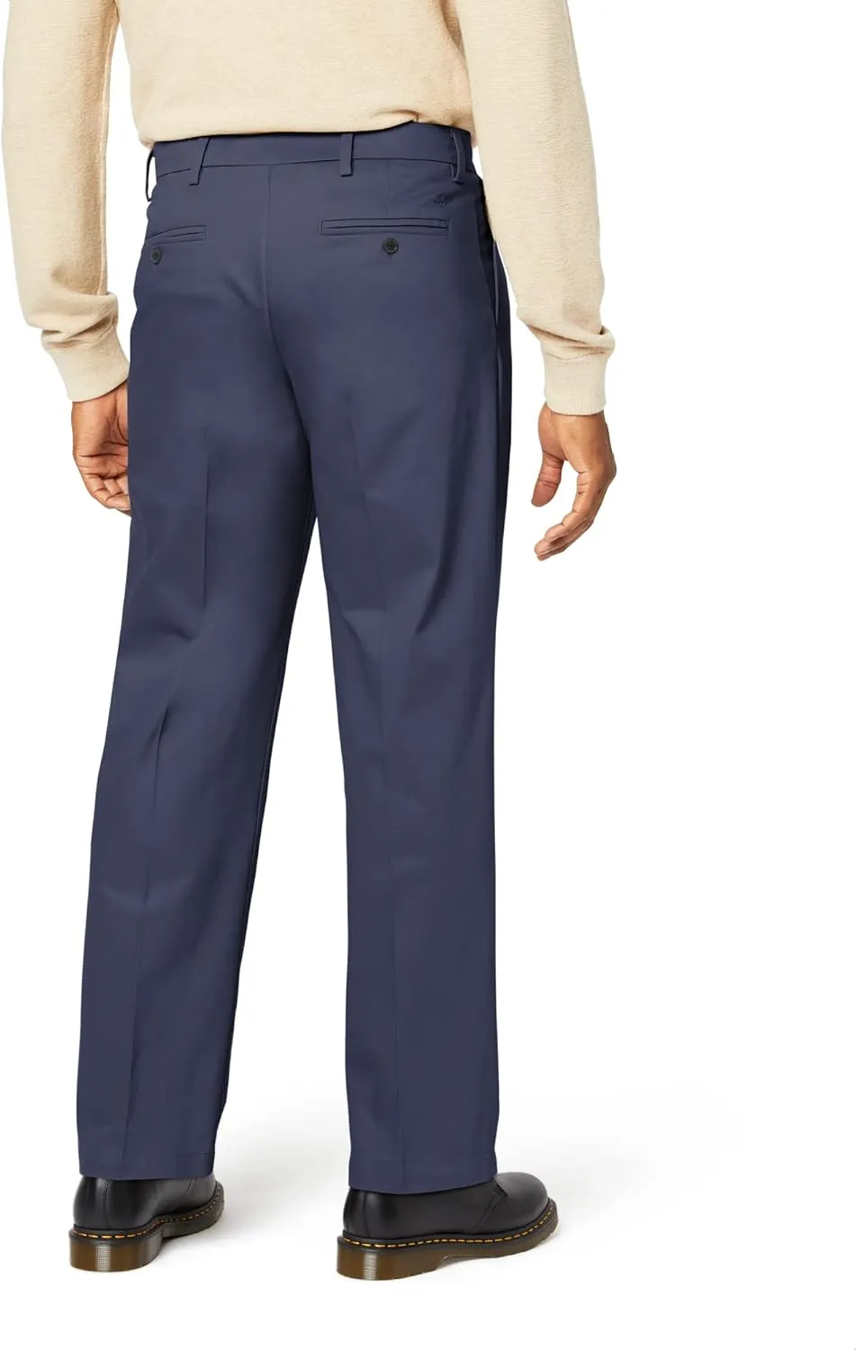 Dockers Men's Relaxed Fit Signature Khaki Lux Cotton Stretch Pants-Pleated