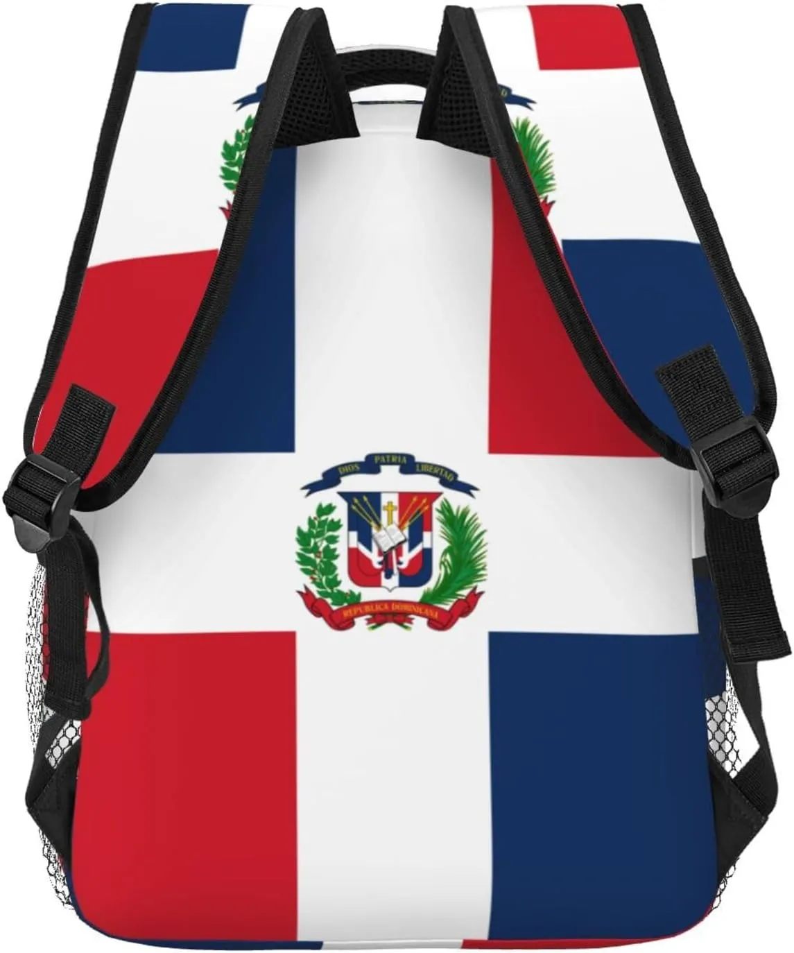 Dominican Republic Flag Backpack Casual Laptop Backpack Double Shoulder Bag Lightweight Backpack For Women Men Travel