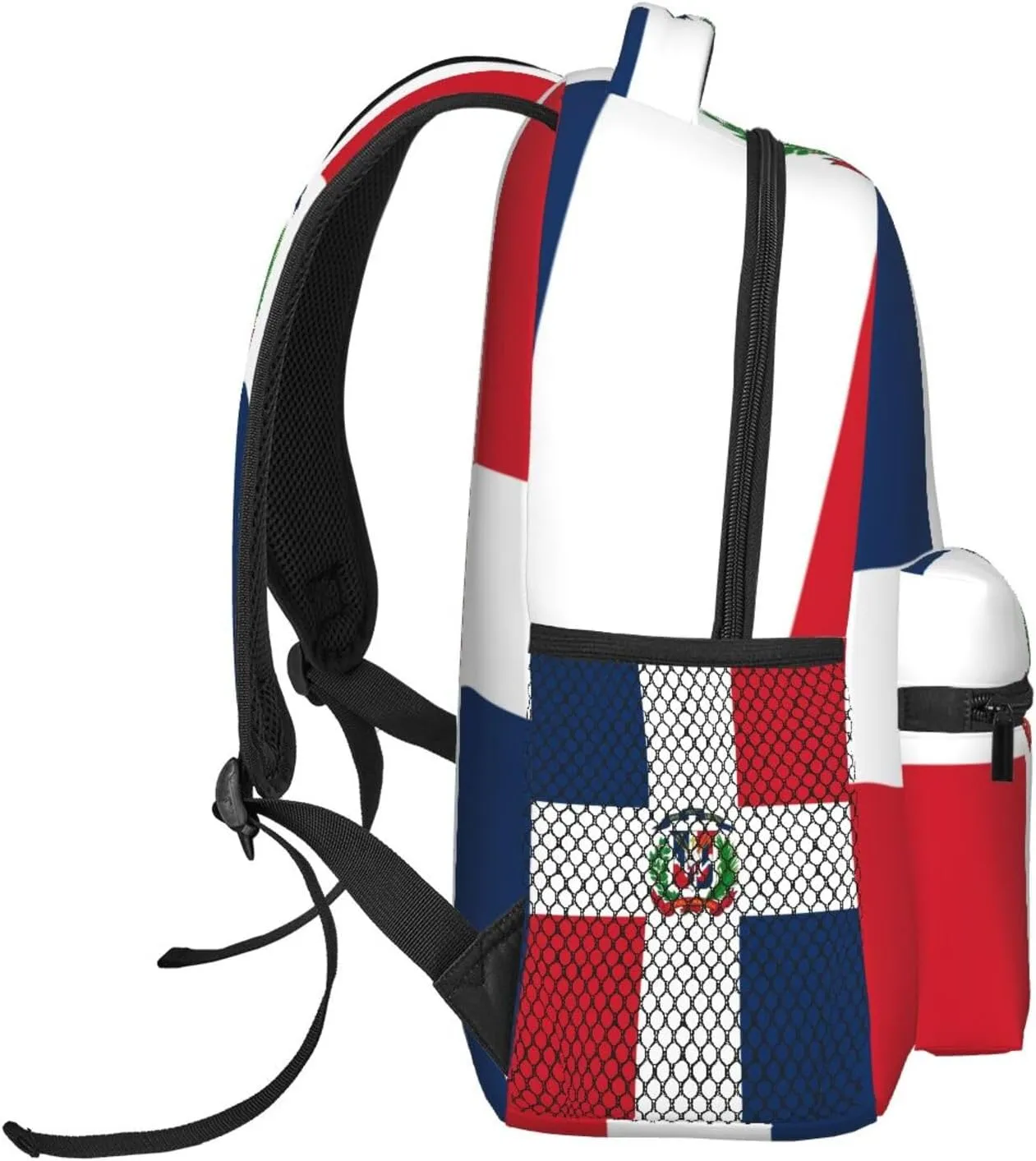Dominican Republic Flag Backpack Casual Laptop Backpack Double Shoulder Bag Lightweight Backpack For Women Men Travel