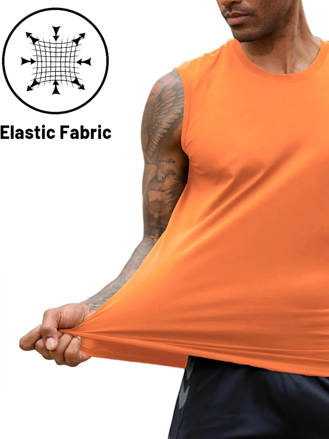 EKLENTSON Men's Tank Tops Sleeveless Workout Muscle Running Tees Lightweight Cotton Soft Summer Beach Causual Tank Shirts