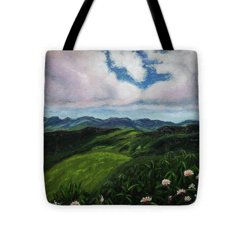 Emerald Mountains- Tote Bag