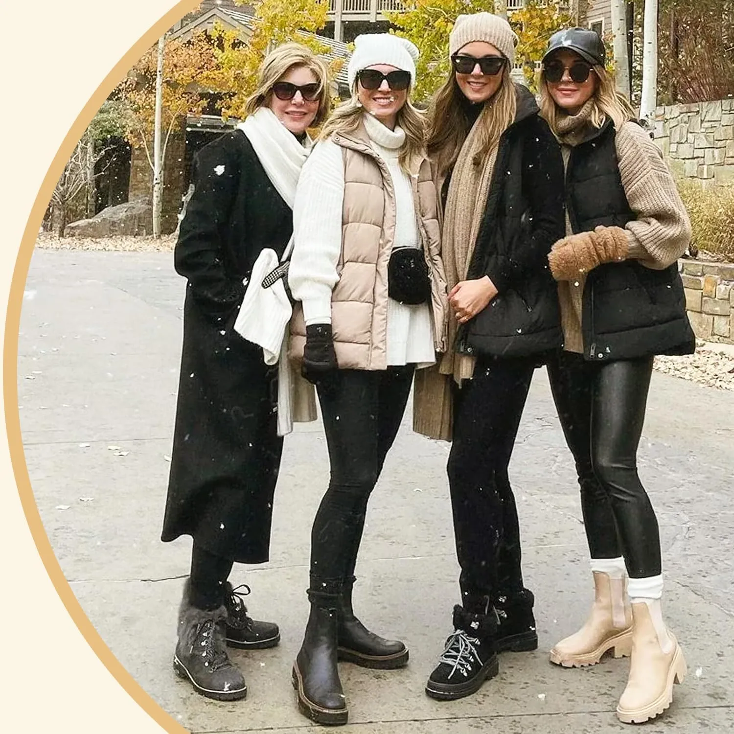 FULLSOFT Fleece Lined Leggings Women Tummy Control High Waisted Workout Winter Warm Soft Yoga Pants