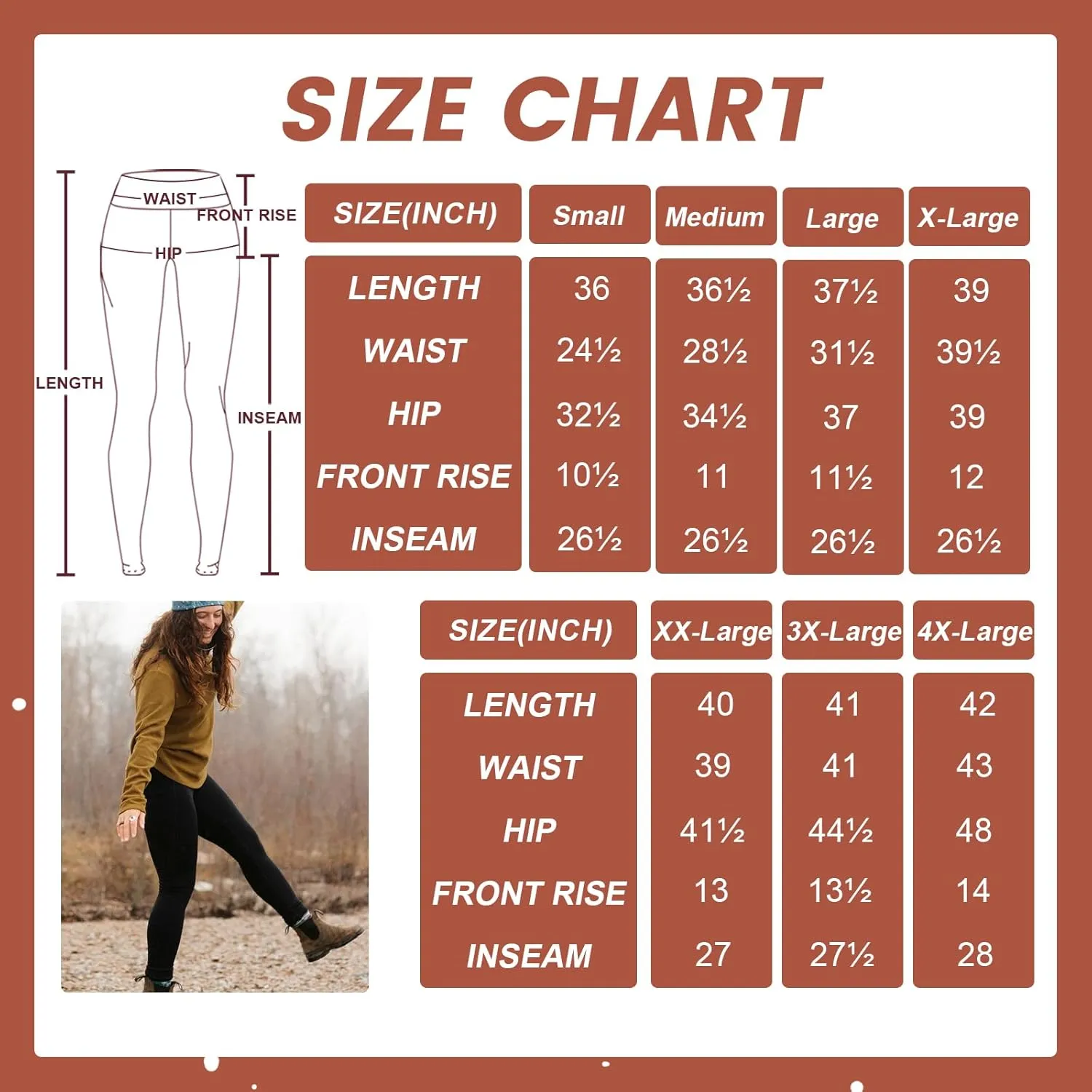 GAYHAY Fleece Lined Leggings for Women  Thick Winter Warm Thermal High Waisted Tummy Control Workout Yoga Pants