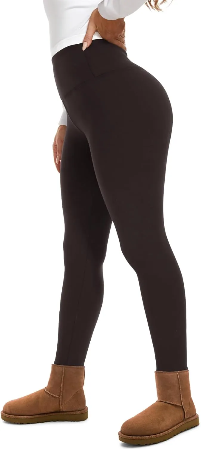 GAYHAY Fleece Lined Leggings for Women  Thick Winter Warm Thermal High Waisted Tummy Control Workout Yoga Pants