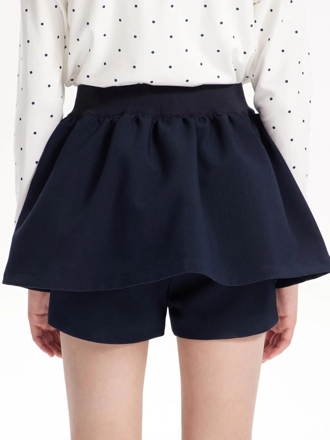 Girls Skirts,Floral Skirt with Built-in Shorts,Cute & Comfortable Design Skirts for Girls 6-16Y
