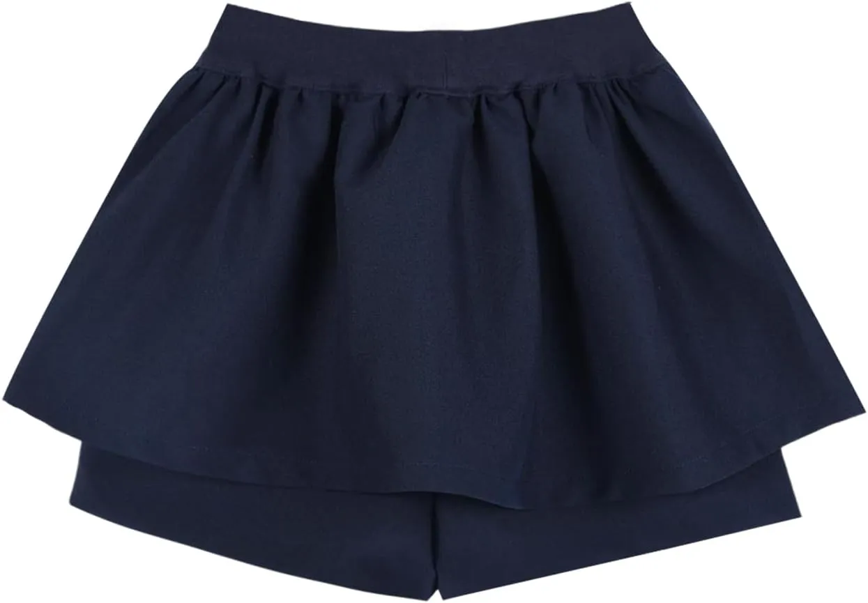 Girls Skirts,Floral Skirt with Built-in Shorts,Cute & Comfortable Design Skirts for Girls 6-16Y