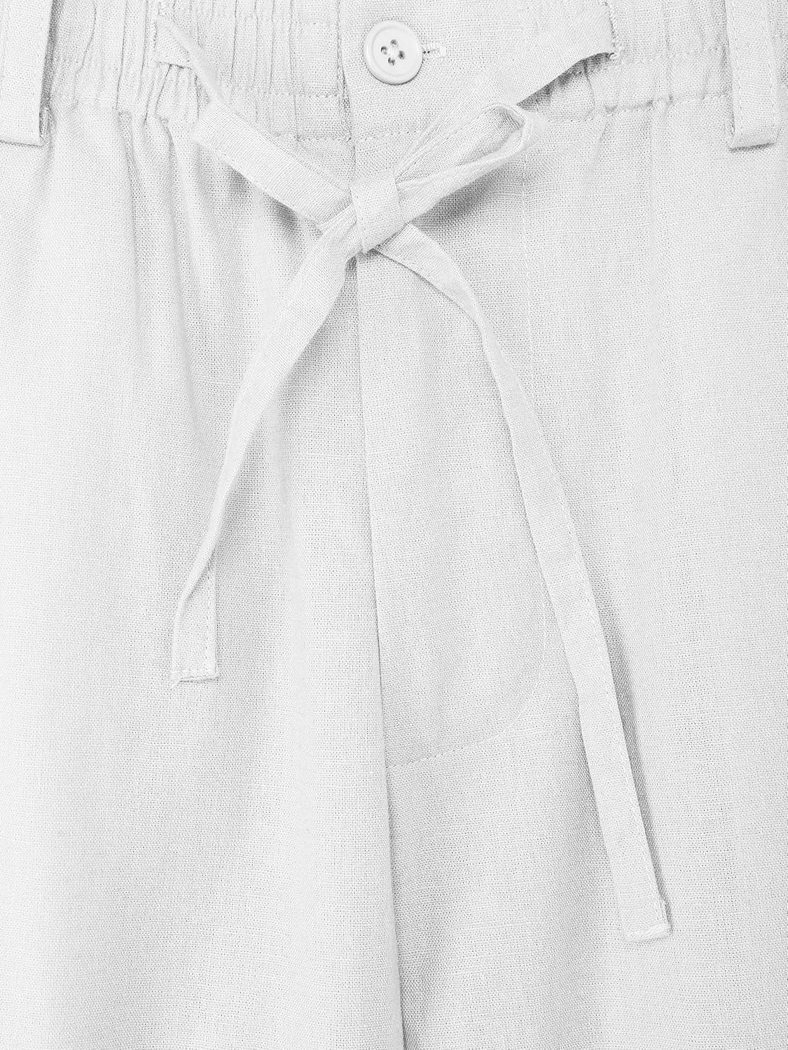 Hat and Beyond Womens Premium Soft Linen Shorts & Pants Relaxed Fit Comfort Resort Wear Boho Beach Coverup Style