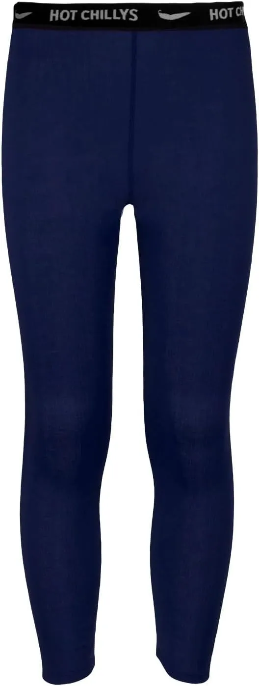 Hot Chillys Youth Peach Skins Lightweight Relaxed Fit Base Layer Bottoms | Warm Moisture-Wicking Thermal Underwear Ski Pants