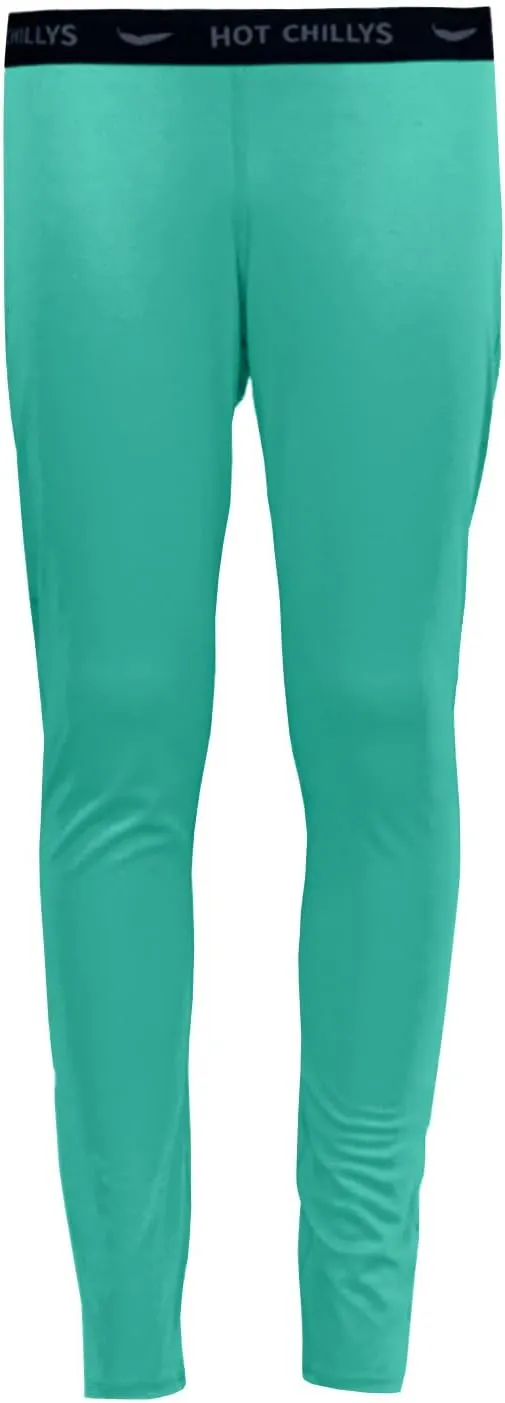 Hot Chillys Youth Peach Skins Lightweight Relaxed Fit Base Layer Bottoms | Warm Moisture-Wicking Thermal Underwear Ski Pants