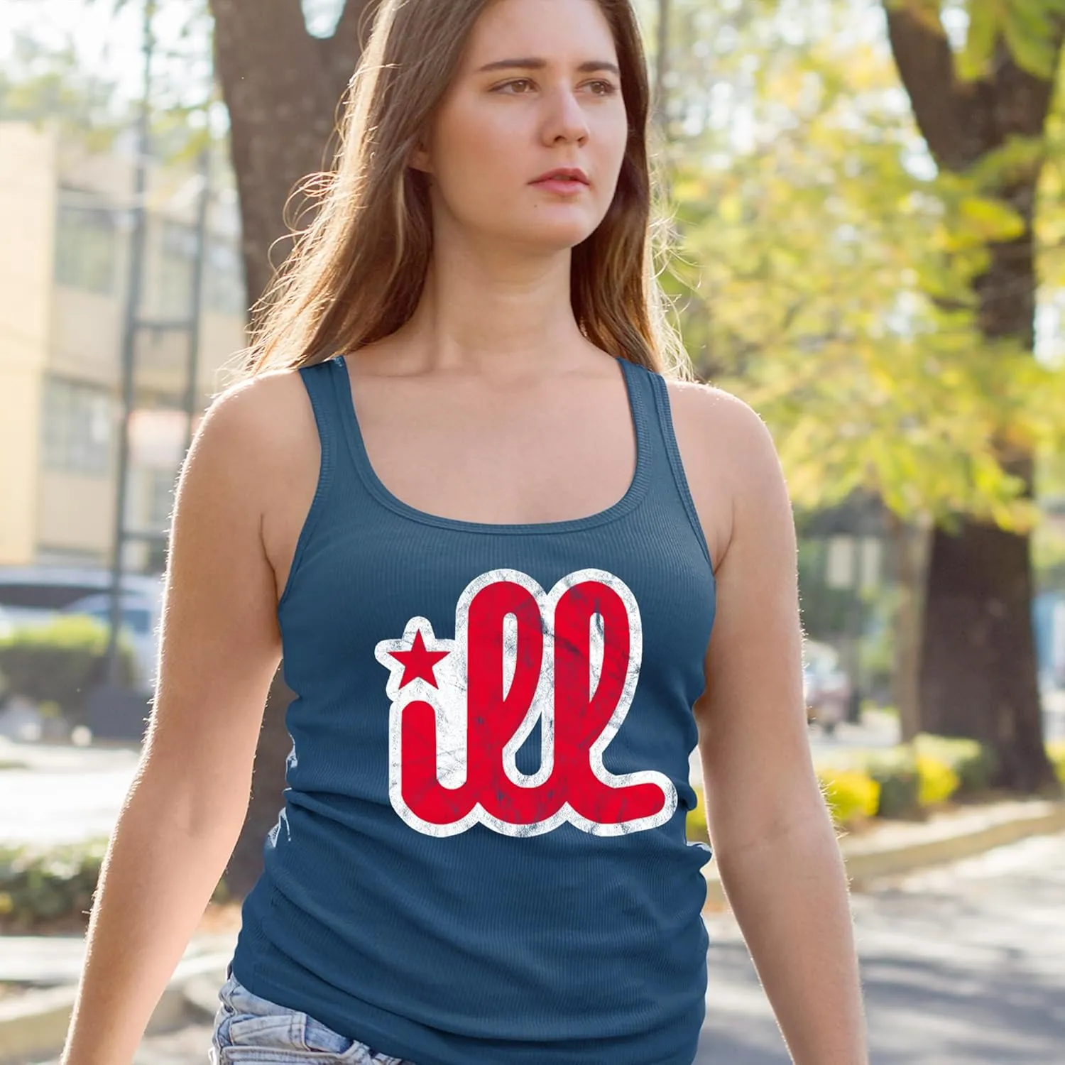 Ill Vintage It's A Philly Thing Racerback Tank Top for Women, Soft, Flattering Fit