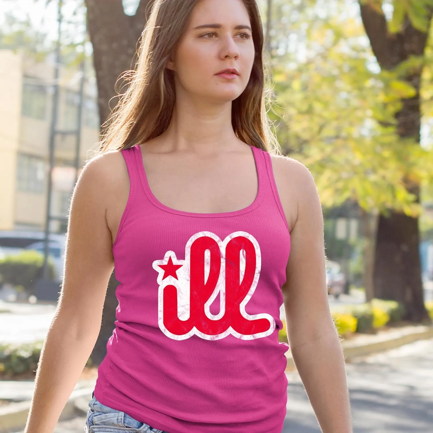 Ill Vintage It's A Philly Thing Racerback Tank Top for Women, Soft, Flattering Fit