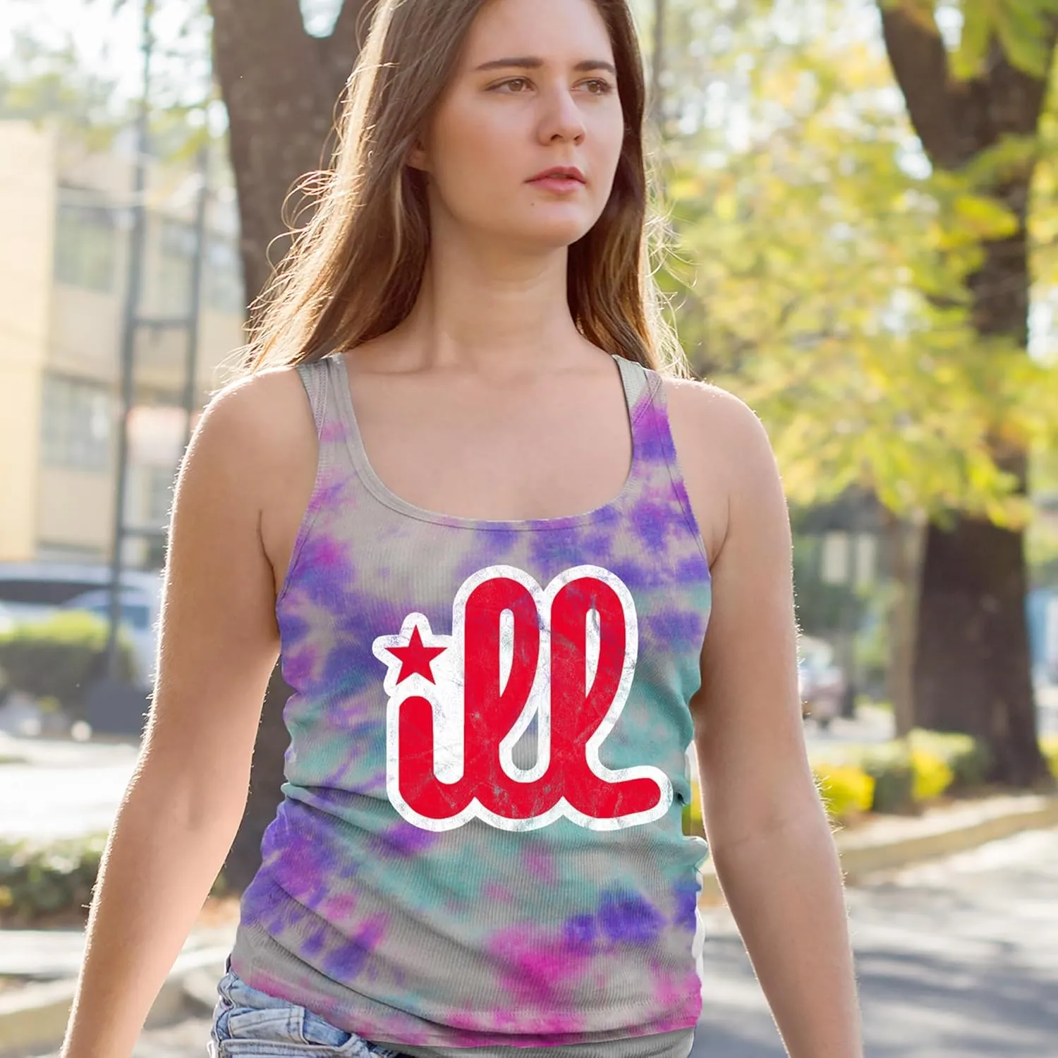 Ill Vintage It's A Philly Thing Racerback Tank Top for Women, Soft, Flattering Fit