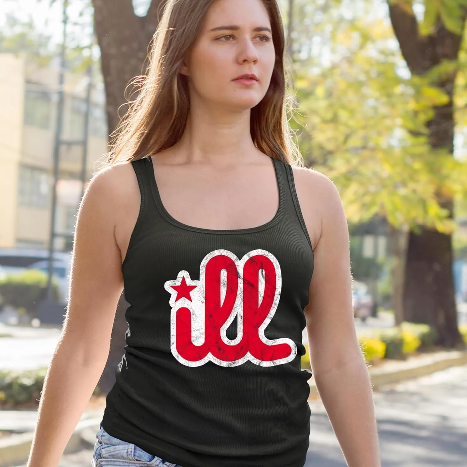Ill Vintage It's A Philly Thing Racerback Tank Top for Women, Soft, Flattering Fit