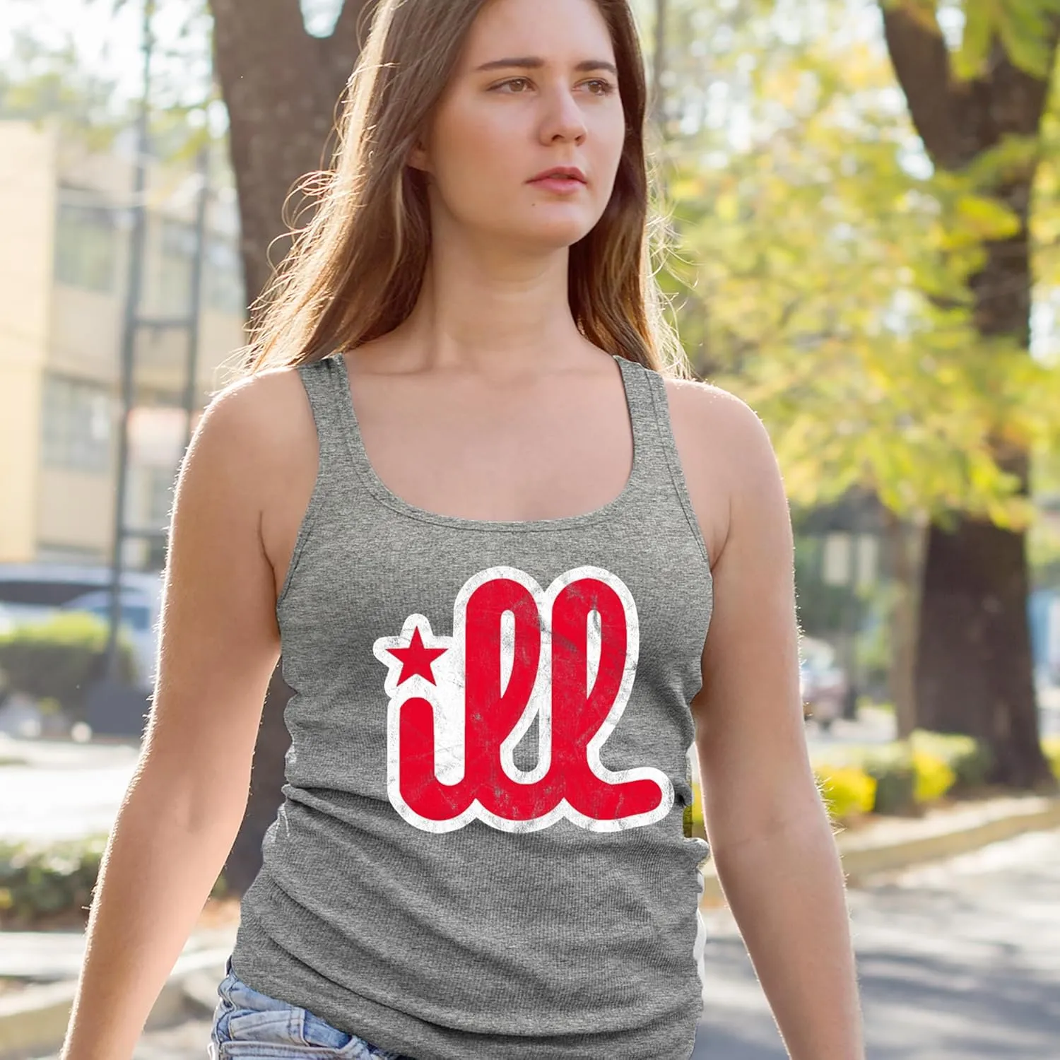 Ill Vintage It's A Philly Thing Racerback Tank Top for Women, Soft, Flattering Fit