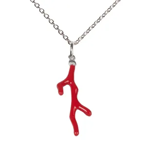 Jane Austen Emma Necklace - Coral Red