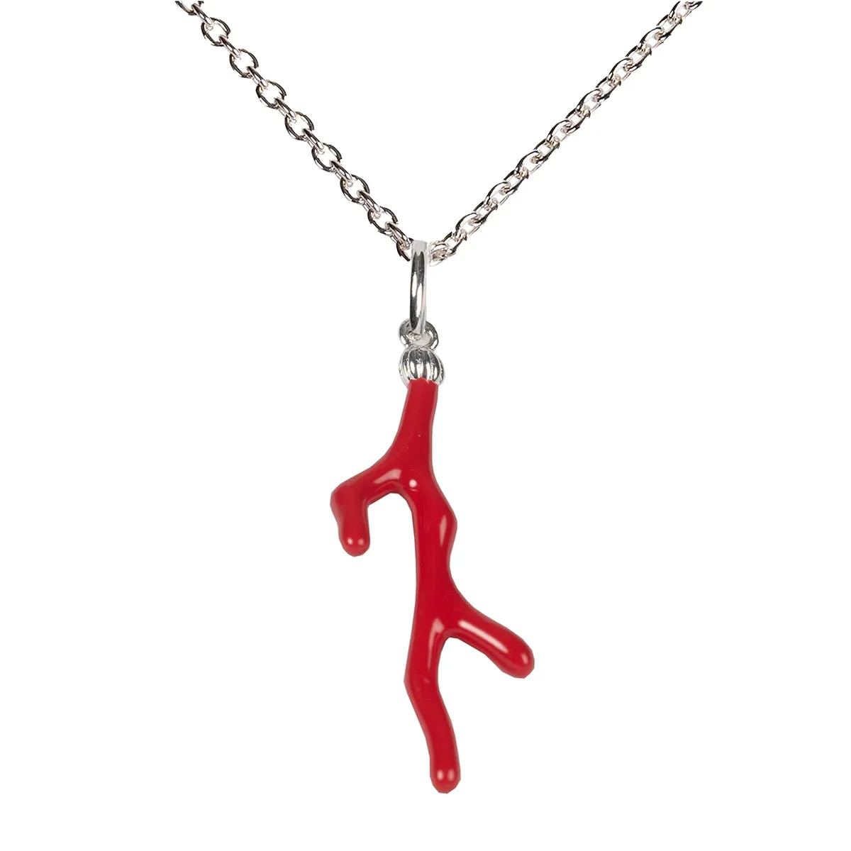 Jane Austen Emma Necklace - Coral Red