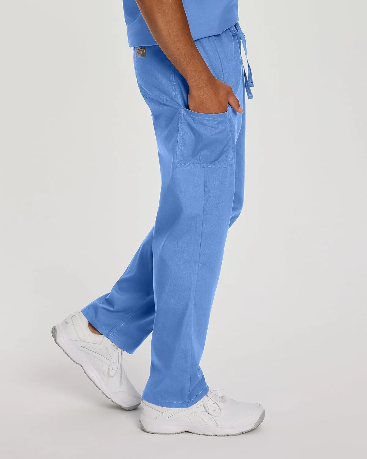 Landau Scrub Zone Unisex Relaxed Fit 2-Pocket Drawstring Cargo Scrub Pants 85221