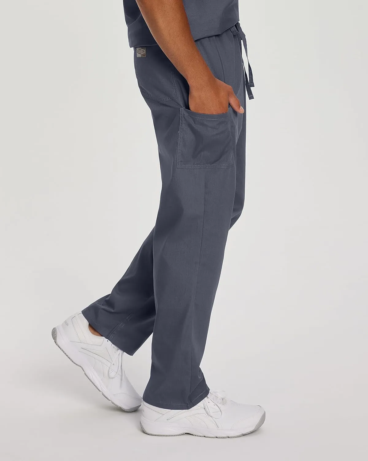 Landau Scrub Zone Unisex Relaxed Fit 2-Pocket Drawstring Cargo Scrub Pants 85221
