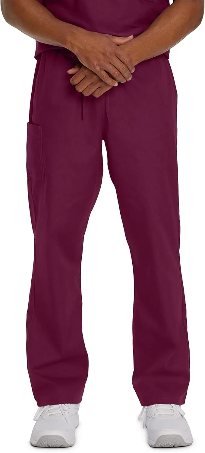Landau Scrub Zone Unisex Relaxed Fit 2-Pocket Drawstring Cargo Scrub Pants 85221