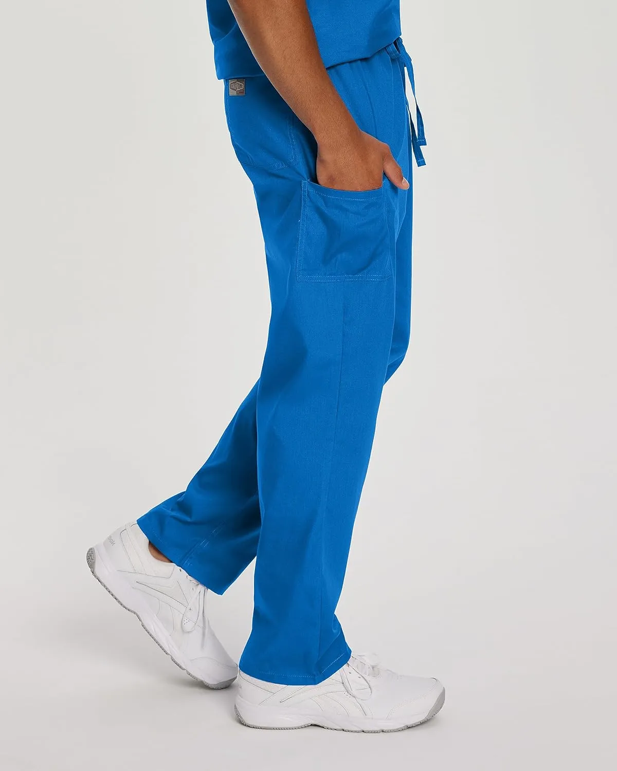 Landau Scrub Zone Unisex Relaxed Fit 2-Pocket Drawstring Cargo Scrub Pants 85221