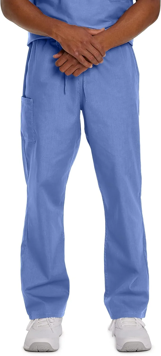 Landau Scrub Zone Unisex Relaxed Fit 2-Pocket Drawstring Cargo Scrub Pants 85221