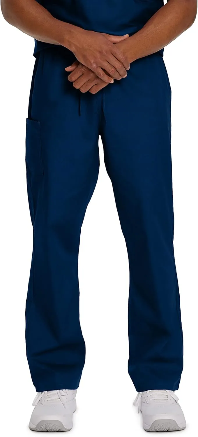 Landau Scrub Zone Unisex Relaxed Fit 2-Pocket Drawstring Cargo Scrub Pants 85221