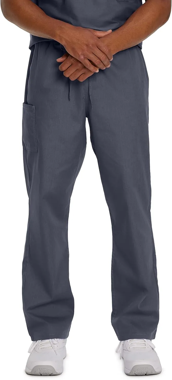 Landau Scrub Zone Unisex Relaxed Fit 2-Pocket Drawstring Cargo Scrub Pants 85221