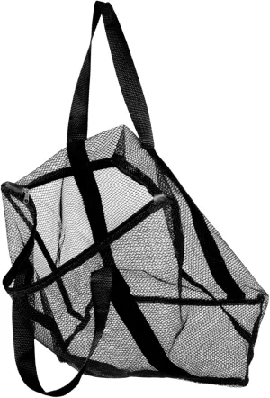 Large Capacity Mesh Beach Bag Foldable Heavy Duty Tote for Travel Shopping Beach Use Comfortable Single Shoulder Design for Vacation Cruise