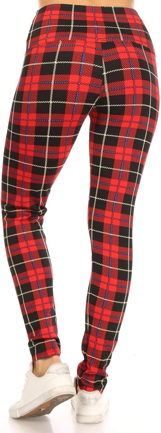 Leggings Depot High Waisted Warm Fleece Lined Leggings Women Tights