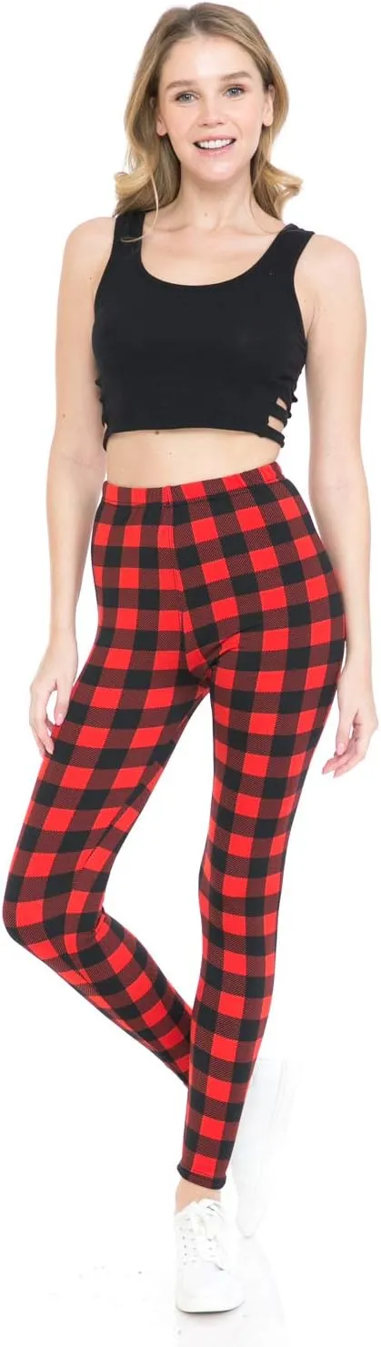 Leggings Depot High Waisted Warm Fleece Lined Leggings Women Tights
